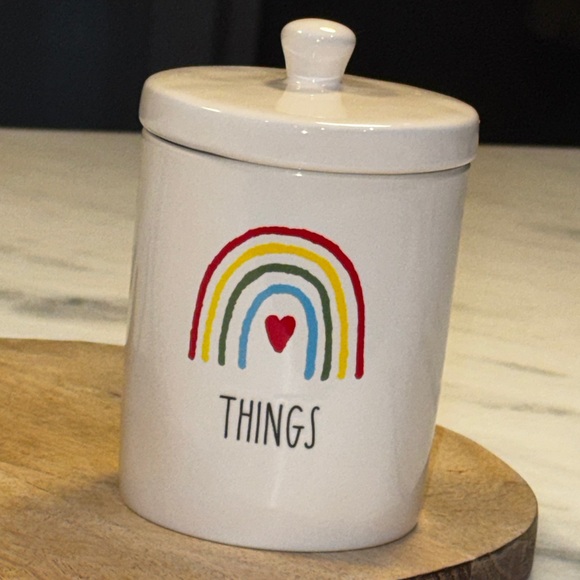 Rae Dunn Other - Rae Dunn Artisan Collection Ceramic “Things” canister